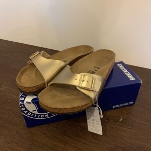 Birkenstock Madrid Sandals Black EU 39 W US 8